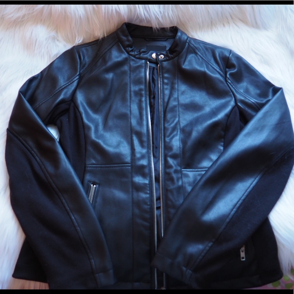 Faux Leather Jacket